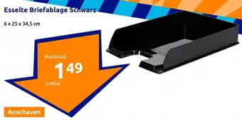 Action Esselte Briefablage Schwarz Angebot