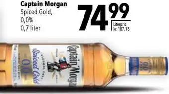 CITTI Markt Captain Morgan Spiced Gold 0,7 liter Angebot