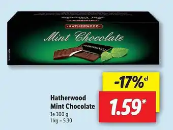 Lidl Hatherwood Mint Chocolate 300g Angebot
