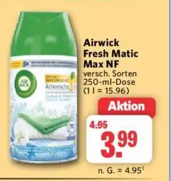 Combi Airwick Fresh Matic Max NF versch. Sorten 250-ml-Dose Angebot