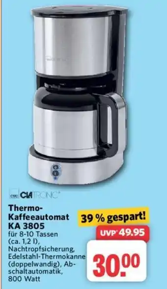 Combi Thermo-Kaffeeautomat KA 3805 Angebot