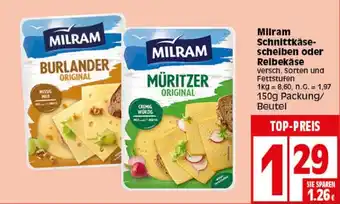 Elli Markt Milram Schnittkäse-scheiben oder Reibekäse 150g Angebot