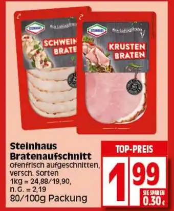 Elli Markt Steinhaus Bratenaufschnitt 80/100g Angebot