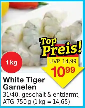 Wiglo Wunderland White Tiger Garnelen 1kg Angebot