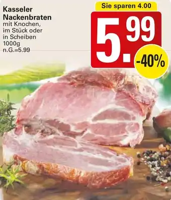 WEZ Kasseler Nackenbraten 1000g Angebot