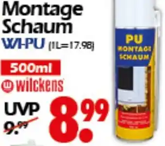 Wreesmann Wilckens Montage Schaum WI-PU 500 ml Angebot