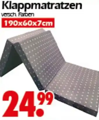 Wreesmann Klappmatratzen Angebot