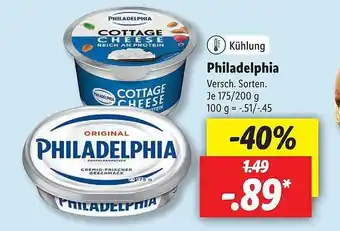 Lidl Philadelphia 175/200g Angebot