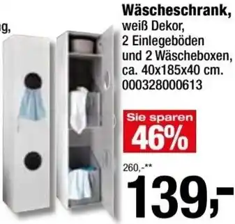 Opti-MegaStore Wäscheschrank Angebot
