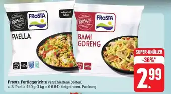 Schmidt's Märkte Frosta Fertiggerichte verschiedene Sorten, z. B. Paella 450 g tiefgefroren, Packung Angebot