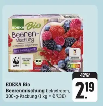 Schmidt's Märkte EDEKA Bio Beerenmischung tiefgefroren, 300-g-Packung Angebot