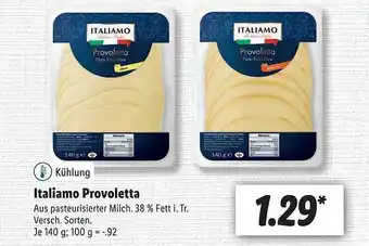 Lidl Italiamo Provoletta 140g Angebot