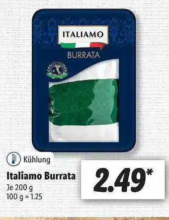 Lidl Italiamo Burrata 200g Angebot