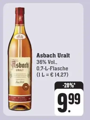 Schmidt's Märkte Asbach Uralt 36% Vol., 0,7-L-Flasche Angebot