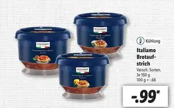 Lidl Italiamo Brotaufstrich 150g Angebot