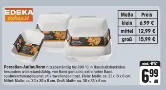 Schmidt's Märkte EDEKA zuhause Porzellan-Auflaufform Angebot