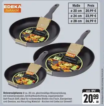 Schmidt's Märkte EDEKA zuhause Universalpfanne Ø ca. 20 cm Angebot