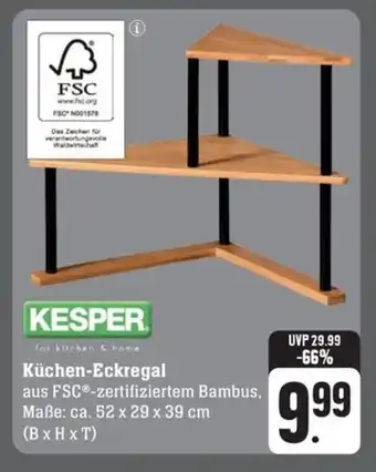 Schmidt's Märkte KESPER Küchen-Eckregal Angebot