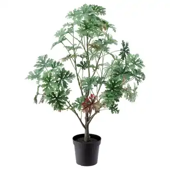 IKEA Fejka Topfpflanze, künstlich, drinnen/draußen Pelargonie, 15 cm Angebot