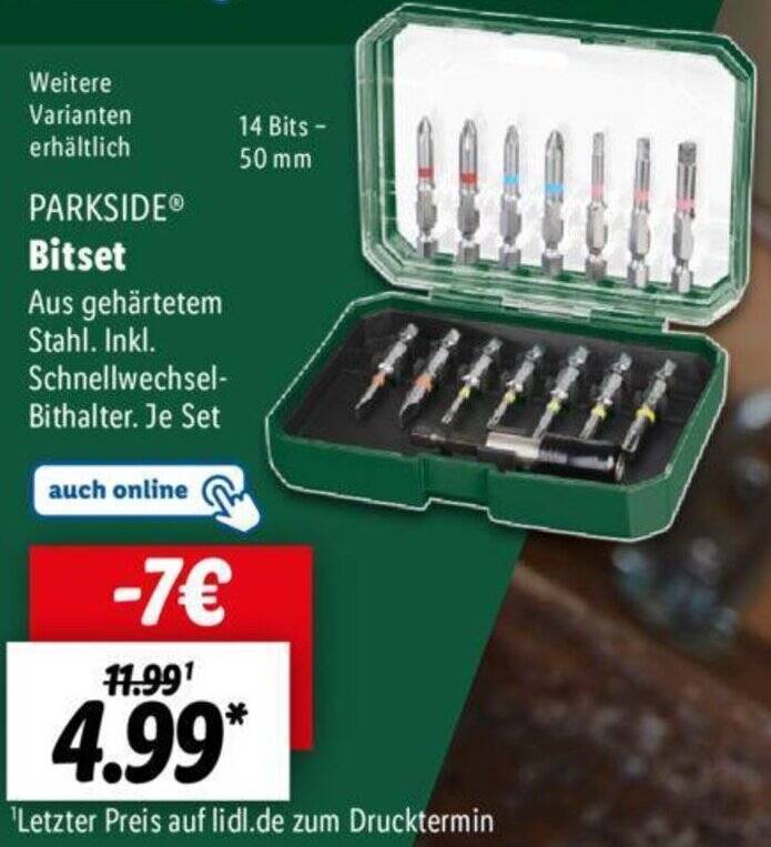 Parkside bitset discount