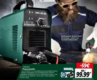 Lidl PARKSIDE Plasmaschneider „PPS 40 B3" Angebot