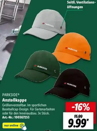 Lidl PARKSIDE Anstoßkappe Angebot