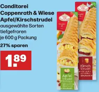 Handelshof Conditorei Coppenrath & Wiese Apfel/Kirschstrudel 600 g Packung Angebot