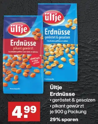 Handelshof Ültje Erdnüsse 900 g Packung Angebot