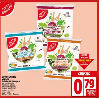 Elli Markt GUT& GÜNSTIG Salatmischungen150/200g Angebot