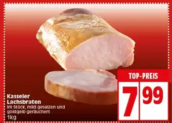 Elli Markt Kasseler Lachsbraten Im Stück, mild gesalzen und goldgelb geräuchert 1kg Angebot