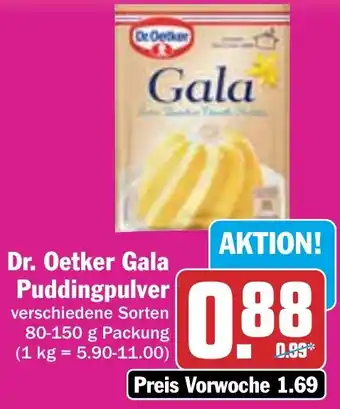 Hit Dr. Oetker Gala Puddingpulver 80-150 g Packung Angebot