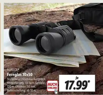 Lidl Auriol Fernglas 10x50 Angebot