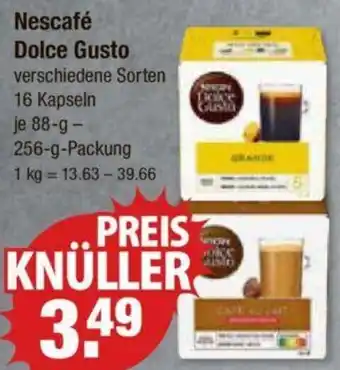 V Markt Nescafé Dolce Gusto 88-256 g Packung Angebot