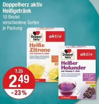 V Markt Doppelherz aktiv Heißgetränk 10 Beutel Angebot