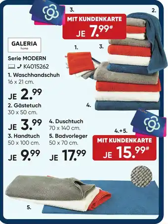 Galeria GALERIA home Serie MODERN Angebot