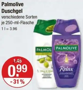 V Markt Palmolive Duschgel 250 ml Flasche Angebot