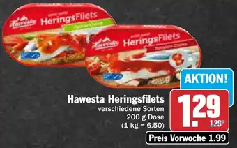 AEZ Hawesta Heringsfilets 200 g Dose Angebot