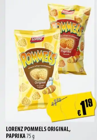 FreeOneShop LORENZ POMMELS ORIGINAL, PAPRIKA 75 g Angebot