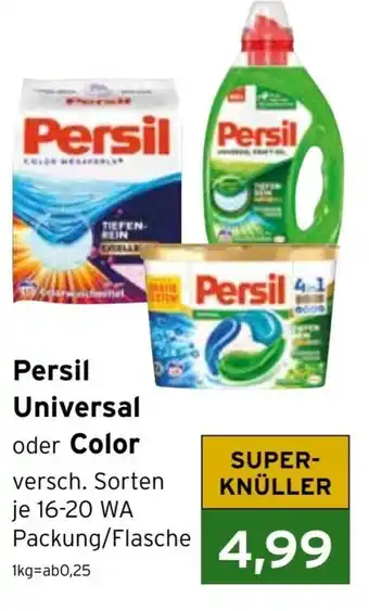 CAP Markt Persil Universal oder Color versch. Sorten je 16-20 WA Angebot