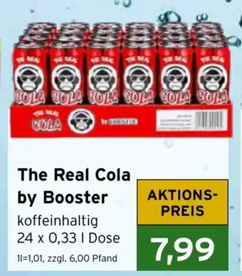 CAP Markt The Real Cola by Booster koffeinhaltig 24 x 0,33 L Angebot