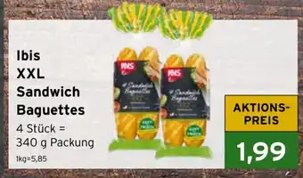 CAP Markt Ibis XXL Sandwich Baguettes 340g Angebot