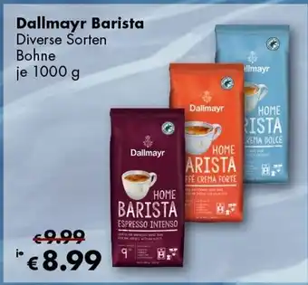 Travel Free Dallmayr Barista Diverse Sorten je 1000 g Angebot