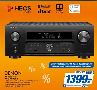 expert Techno Land DENON AV-Receiver AVC-X6700H Angebot