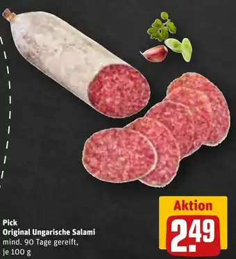 REWE Pick Original Ungarische Salami 100 g Angebot