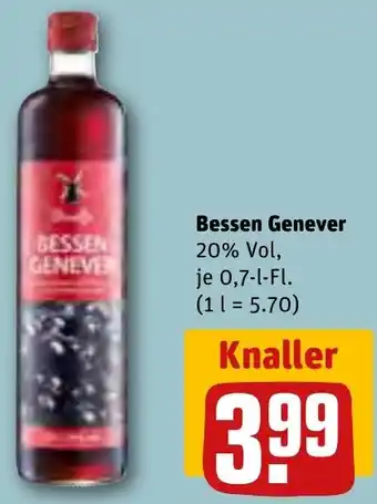 REWE Bessen Genever 0,7 L-Fl. Angebot