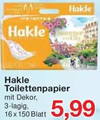 Jawoll Hakle Toilettenpapier 16 x 150 Blatt Angebot