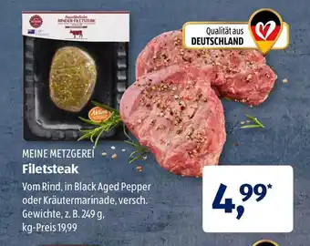 Aldi Süd Meine Metzgerei Filetsteak Angebot