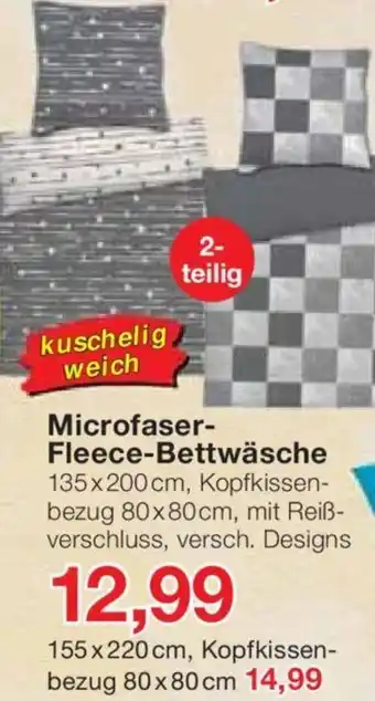 Jawoll Microfaser Fleece-Bettwäsche Angebot