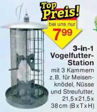 Jawoll 3-in-1 Vogelfutter Station Angebot