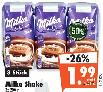 Mäc Geiz Milka Shake 3x 200 ml Angebot